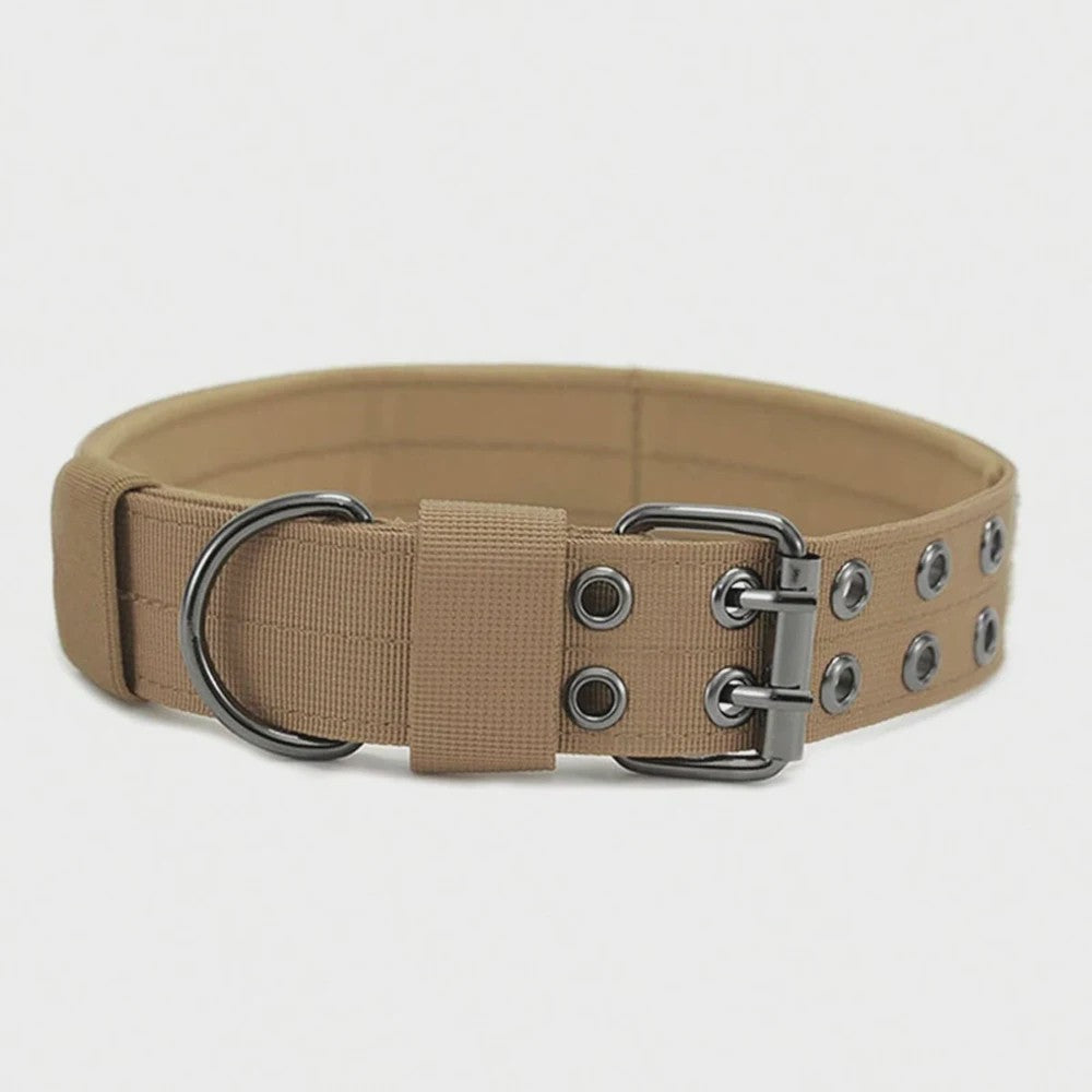 Tactische Hondenhalsband - Duurzaam Nylon Militaire Stijl voor Middelgrote tot Grote Honden