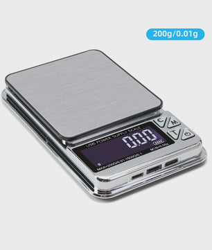 Precisie Digitale Weegschaal 200g/1000g - Hoge Nauwkeurigheid, USB Oplaadbaar