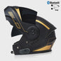 Modulaire Motorhelm Unisex met Dubbel Vizier & Bluetooth - DOT Gecertificeerd