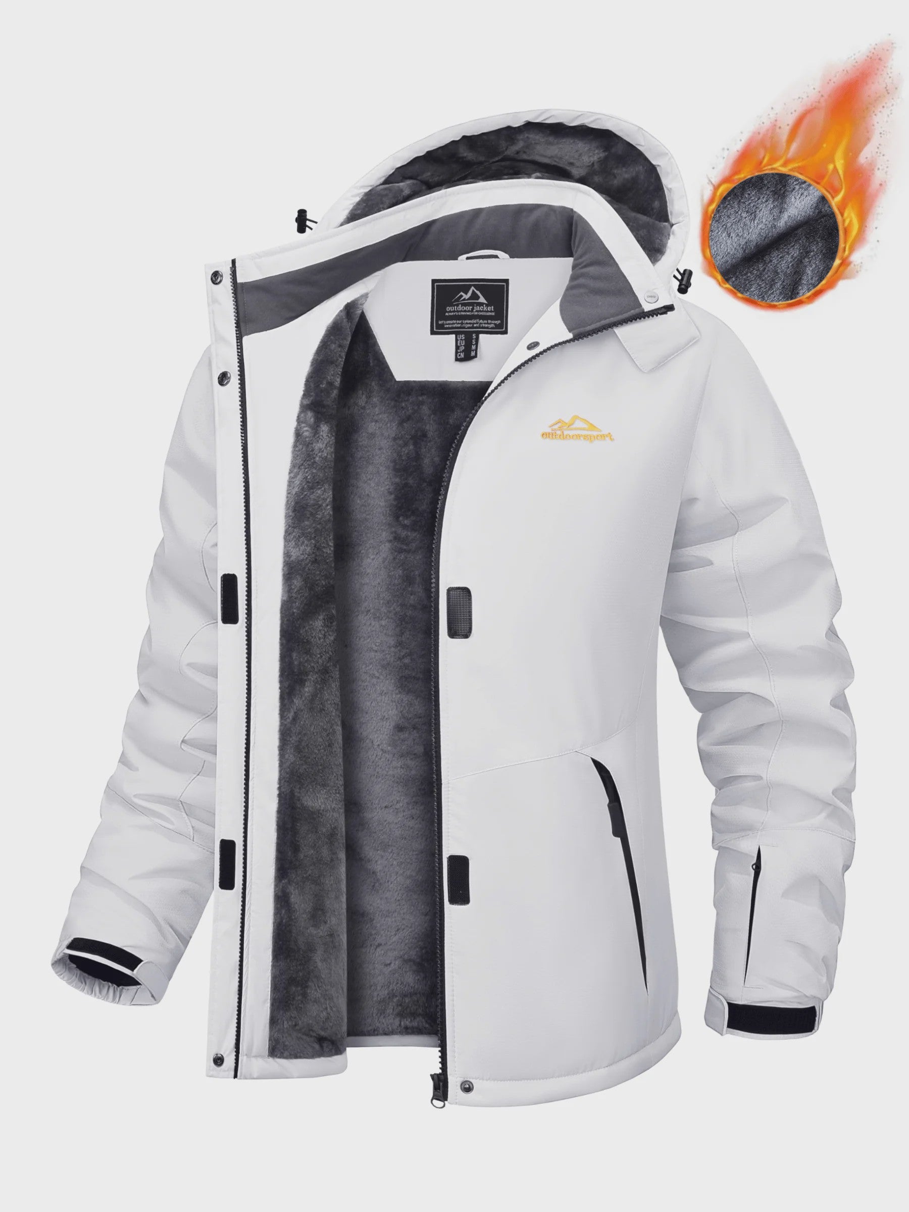 TACVASEN Dames Winter Parka Jas - Fleece gevoerd, Waterdicht & Winddicht Ski Jack