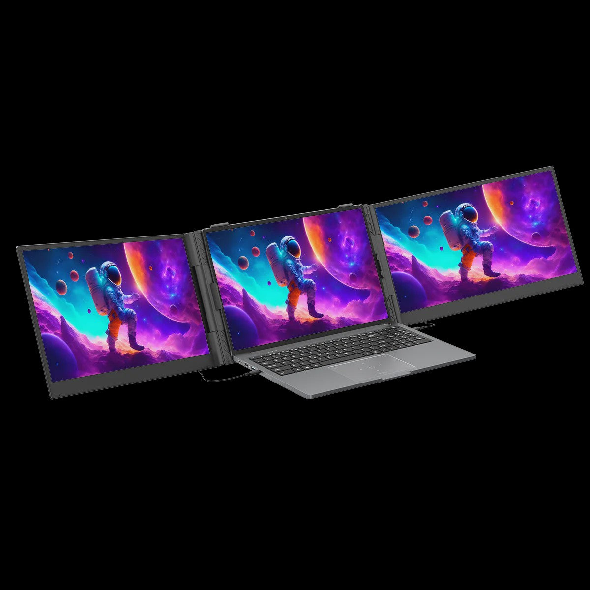 Blackview DCM8 Draagbare Triple Monitor - 15.3" IPS FHD, 100W PD, Plug & Play