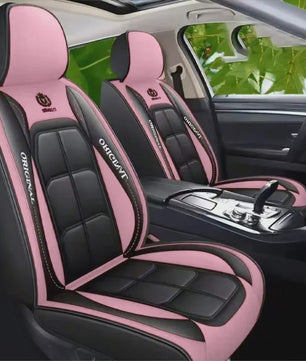 Universele Autostoelhoes - Luxe Lederlook & IJszijde - Volledig Beschermend - Vier Seizoenen
