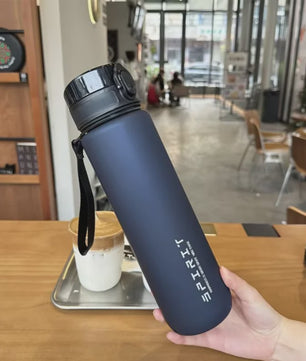 Grote Sport Waterfles (500ML/1000ML) - Lekvrij & Motiverend voor Gym & Outdoor