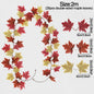 Herfst Slinger met Maple Bladeren - Kunstblad Slinger voor Thanksgiving, Halloween & Feestdecoratie