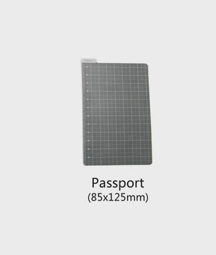 Snijmat & Liniaal Set A5/A6 - PVC Grid Mat voor Tekenen, Knutselen & Naaien