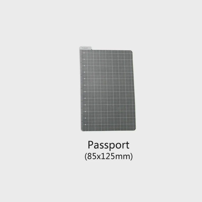 Snijmat & Liniaal Set A5/A6 - PVC Grid Mat voor Tekenen, Knutselen & Naaien