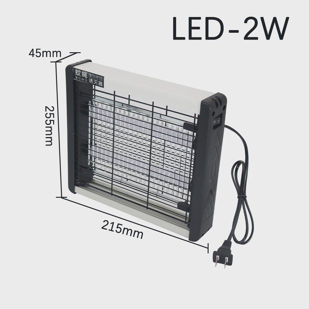 UV Muggenlamp - Oplaadbare Elektrische Insectendoder, Stiller dan 30dB, Binnen & Buiten
