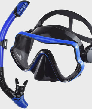 Professionele Duikbril en Snorkel Set voor Volwassenen - Panoramisch Zicht & Duurzaam Gehard Glas