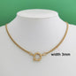 Gouden Roestvrij Stalen Ketting met Sailor Sluiting - Unisex Choker