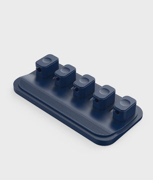 Magnetische Kabelhouder Bureau - 5 Clips voor Orde in USB & Lightning Kabels