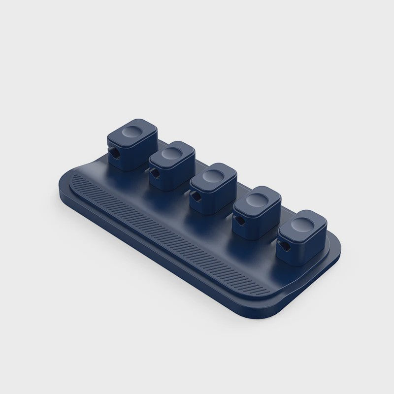 Magnetische Kabelhouder Bureau - 5 Clips voor Orde in USB & Lightning Kabels