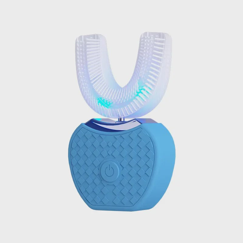 360° Draagbare Elektrische Tandenborstel - Siliconen U-Vorm Opzetstuk - Waterdicht & USB Oplaadbaar