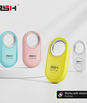 4x RSH Smart Tag Tracker - Vind Je Spullen Terug met Google Find My
