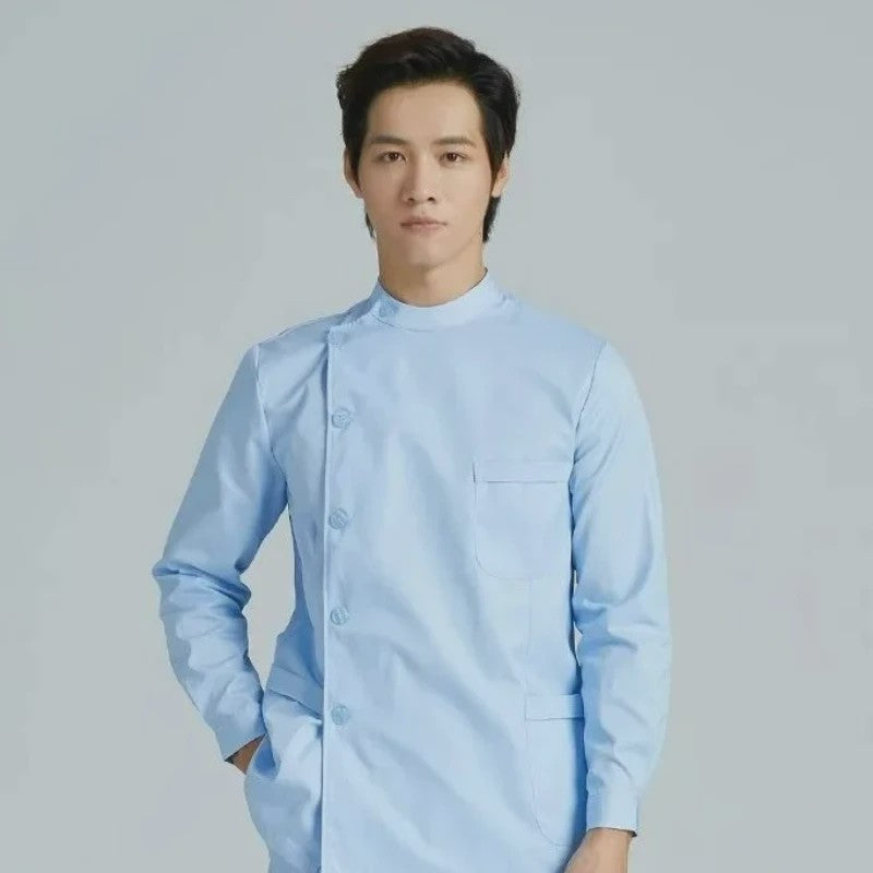 Medische Scrubs Uniform Heren - Korte & Lange Mouw | Zorgkleding