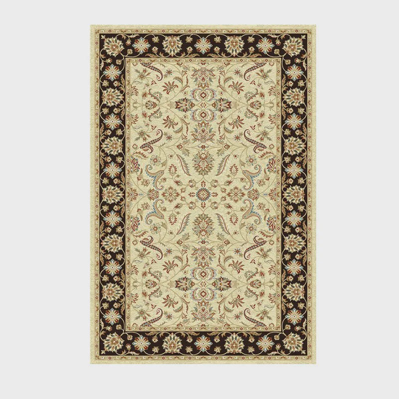 Wasbaar & Opvouwbaar Perzisch Retro Vloerkleed | Zacht Imitatie Kasjmier voor Woonkamer, Slaapkamer & Hal