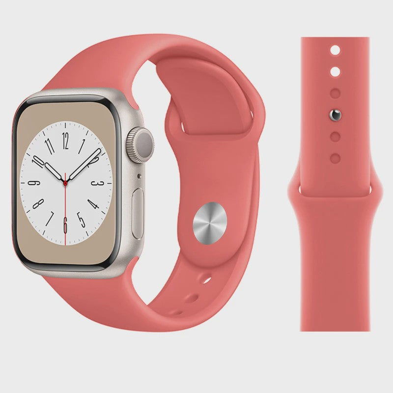 Sport Siliconen Bandje voor Apple Watch 38-49mm - Serie 1 t/m 11, SE, Ultra