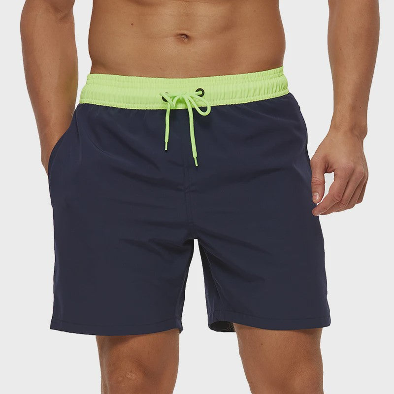 Heren Zwembroek Zomer Sportief Ademend met Elastische Tailleband, Mesh Voering en Zakken