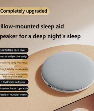 Dunne Bluetooth Slaap Speaker - Draagbaar, HiFi Geluid & Timer