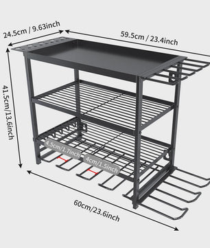 Robuuste Metalen Wand Organizer voor Garage & Werkplaats - Gereedschapshouder