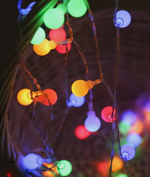 10 Meter LED Snoer Verlichting met Baljes - USB/Batterij - Buiten & Binnen - Feestelijk Decoratie Licht