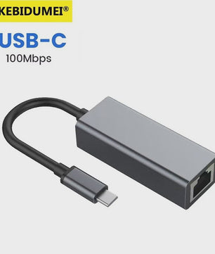 Gigabit Ethernet Adapter: USB-C & USB-A naar RJ45 (1000Mbps)