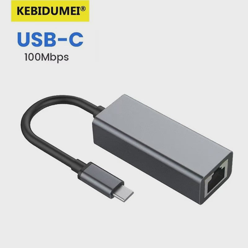 Gigabit Ethernet Adapter: USB-C & USB-A naar RJ45 (1000Mbps)