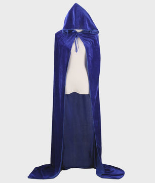 Luxe Fluwelen Cape met Capuchon - Middeleeuws, Heks, Vampier, Halloween & Cosplay Kostuum