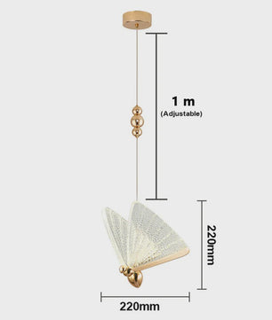 Luxe Vlinder Hanglamp - Moderne LED Plafondlamp voor Slaapkamer & Woonkamer