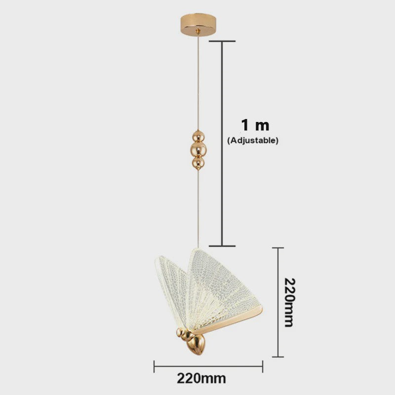 Luxe Vlinder Hanglamp - Moderne LED Plafondlamp voor Slaapkamer & Woonkamer