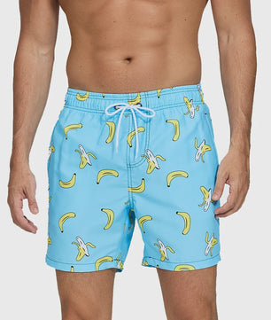 Herenshorts met Zomerse Print - Zwembroek, Strandshort & Sportbroek met Zakken