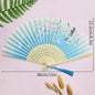 Elegante Chinese Stijl Vouwbare Handwaaier met Kwastje - Perfect voor Dans, Decoratie of Cadeau