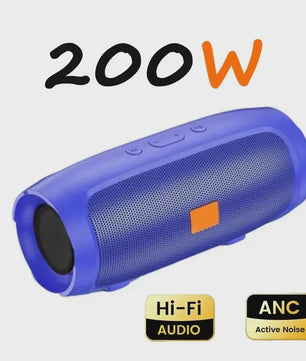 Lenovo Draadloze Bluetooth Speaker met Subwoofer - Draagbaar, Stereo, FM, USB & TF Kaart