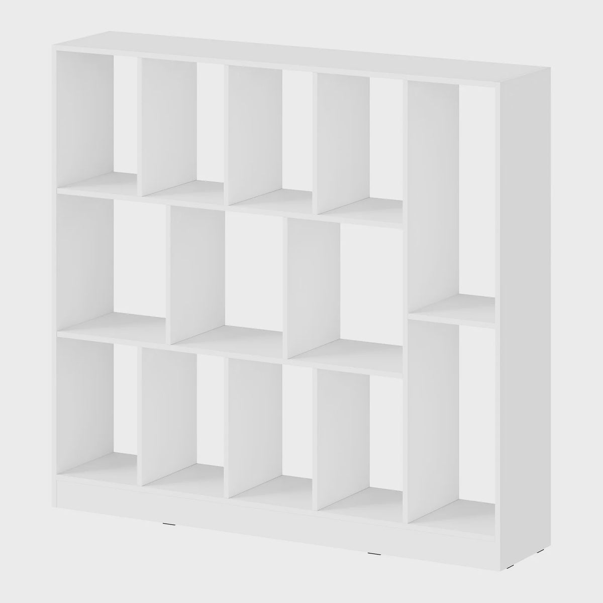 WOLTU Boekenkast met 13 Vakken - Hout - 109x24x101 cm - Zwart