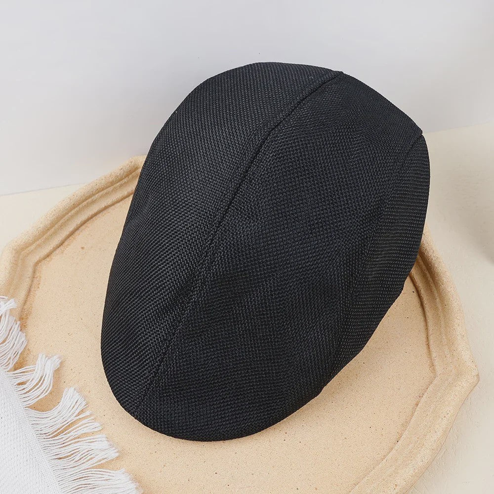 Stijlvolle Britse Baret Pet voor Heren - Retro Painter Cap voor Lente & Zomer