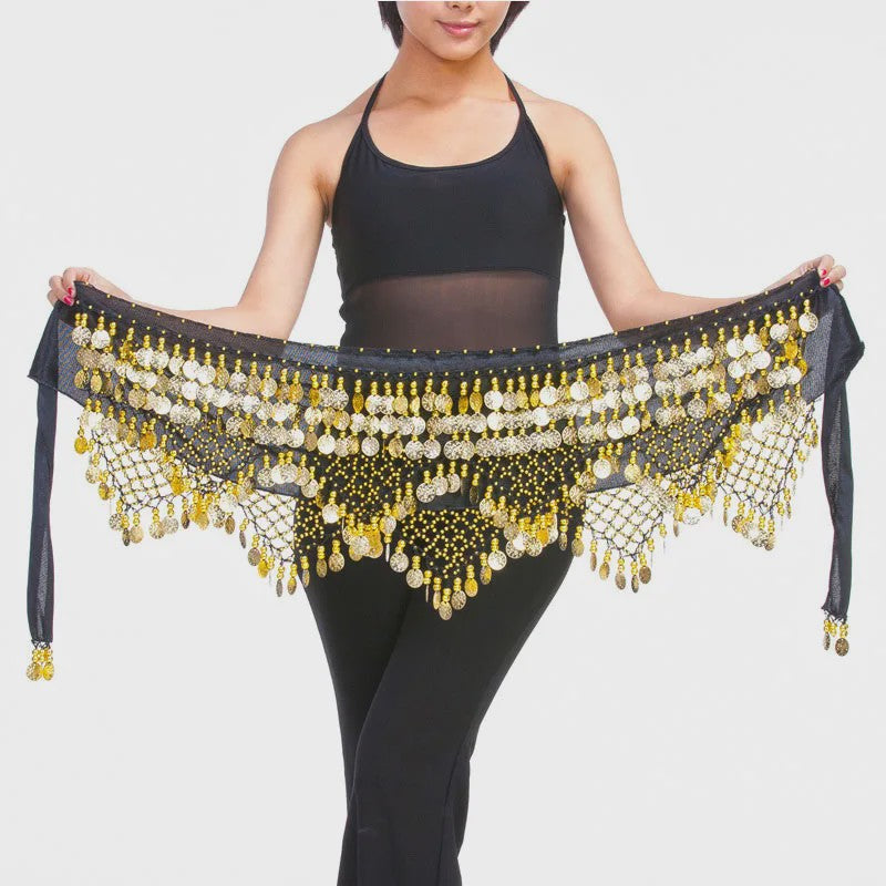 Buikdans Heupketting met Munten - Dansgordel voor Danseressen