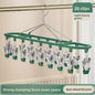 Droogrek met 20 Clips - RVS Sokkenhanger voor Ondergoed & Kleine Was