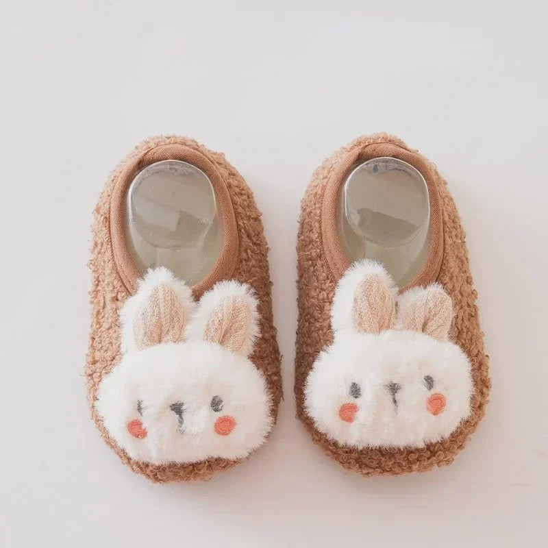 Schattige Konijn Pluche Slofjes voor Kinderen - Zacht & Antislip Binnenshuis