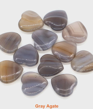 Natuurlijke Hartvormige Kristalstenen (20mm) - Amethist, Edelsteen voor DIY & Decoratie