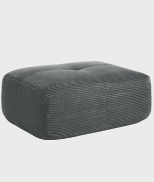 Moderne Corduroy Fauteuil Zonder Armleuningen met Kussen - SediaXL