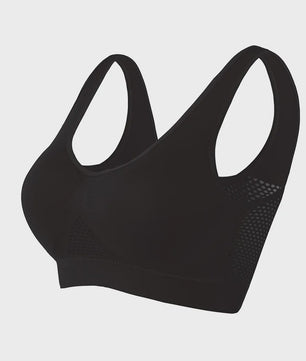 Seamless Sports BH met Uitsparingen & Push-up - Dames Yoga, Fitness & Running (M-6XL)