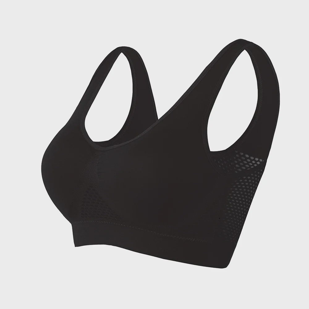 Seamless Sports BH met Uitsparingen & Push-up - Dames Yoga, Fitness & Running (M-6XL)