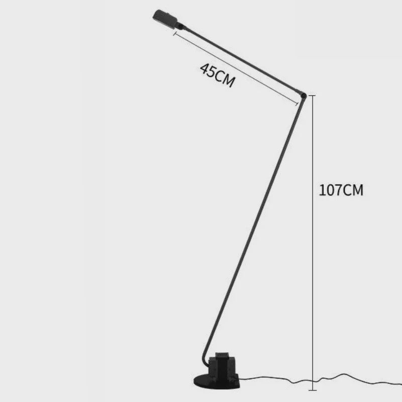 Moderne Metalen Vloerlamp met LED - Stijlvolle Verlichting voor Woonkamer, Hotel & Meer