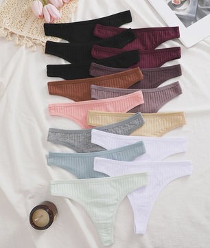 15-Delige Set Dames String Broekjes - Katoen, Sexy & Comfortabel Ondergoed