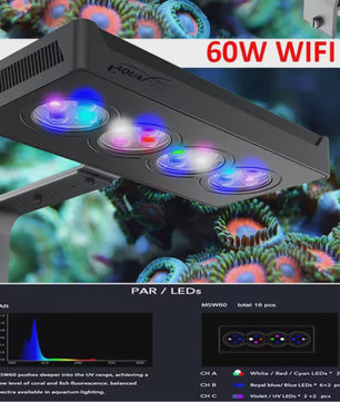 Spectra Nano 029 Aquariumverlichting 30W - Zoutwater, Koraalrif & Vistank met Touch Control