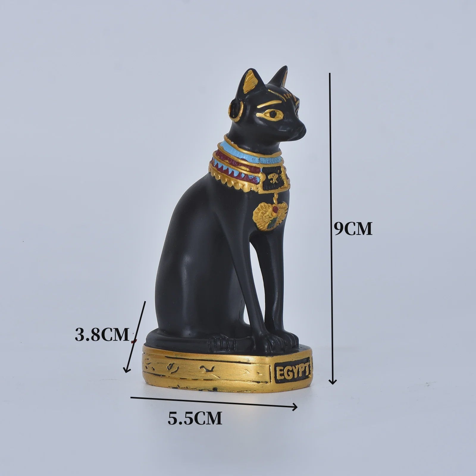 Elegante Egyptische Kattenbeeldjes - Retro Stijl & Sfeervolle Decoratie