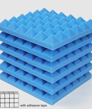 Akoestische Panelen 30x30x5cm - Geluidsabsorberend Studio Schuim (12/24 Stuks)