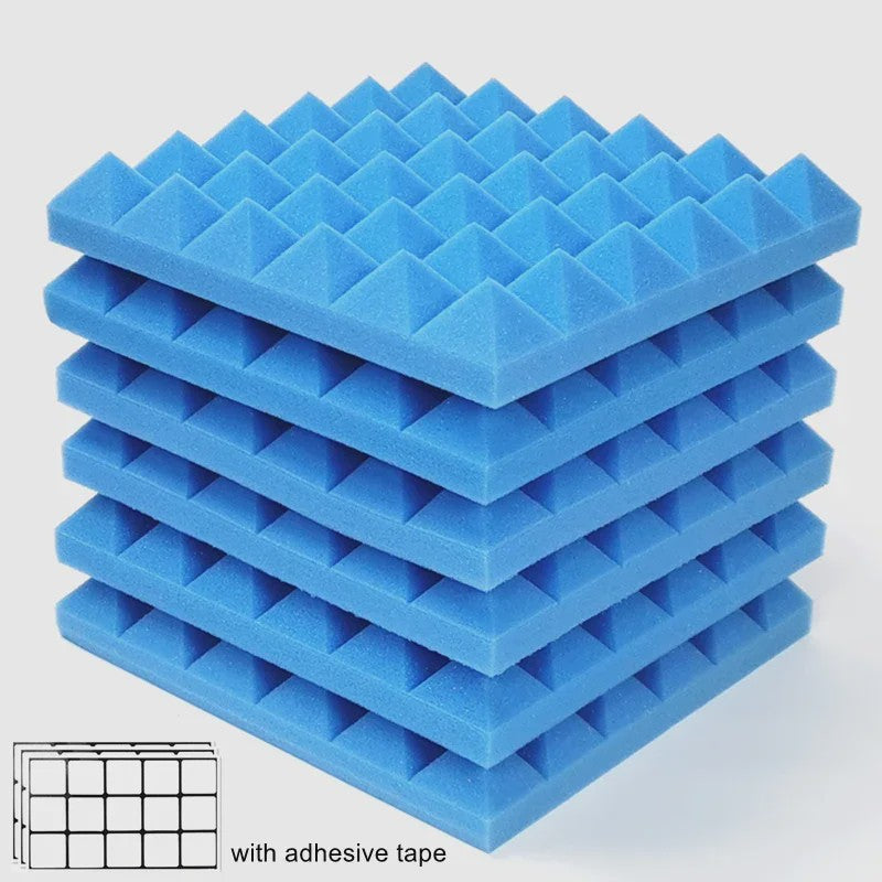 Akoestische Panelen 30x30x5cm - Geluidsabsorberend Studio Schuim (12/24 Stuks)