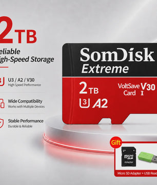 Snelle Micro SD Kaarten (128GB/256GB/512GB) voor Drone, Dash Cam & Tablet - Hoge Capaciteit