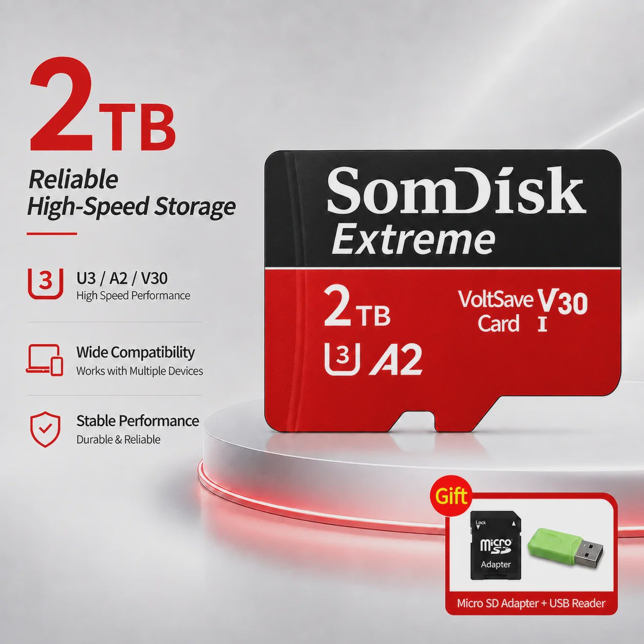 Snelle Micro SD Kaarten (128GB/256GB/512GB) voor Drone, Dash Cam & Tablet - Hoge Capaciteit