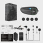 EJEAS Q8 Motorhelm Intercom Systeem - Bluetooth 5.1, IP67 Waterdicht & Draadloze Oortelefoon